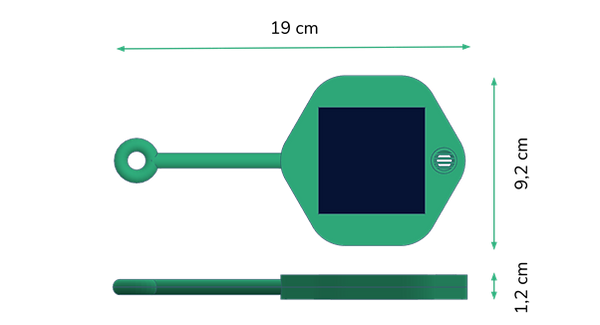 Graphical diagram of Dryad's Silvanet Wildfire Sensor